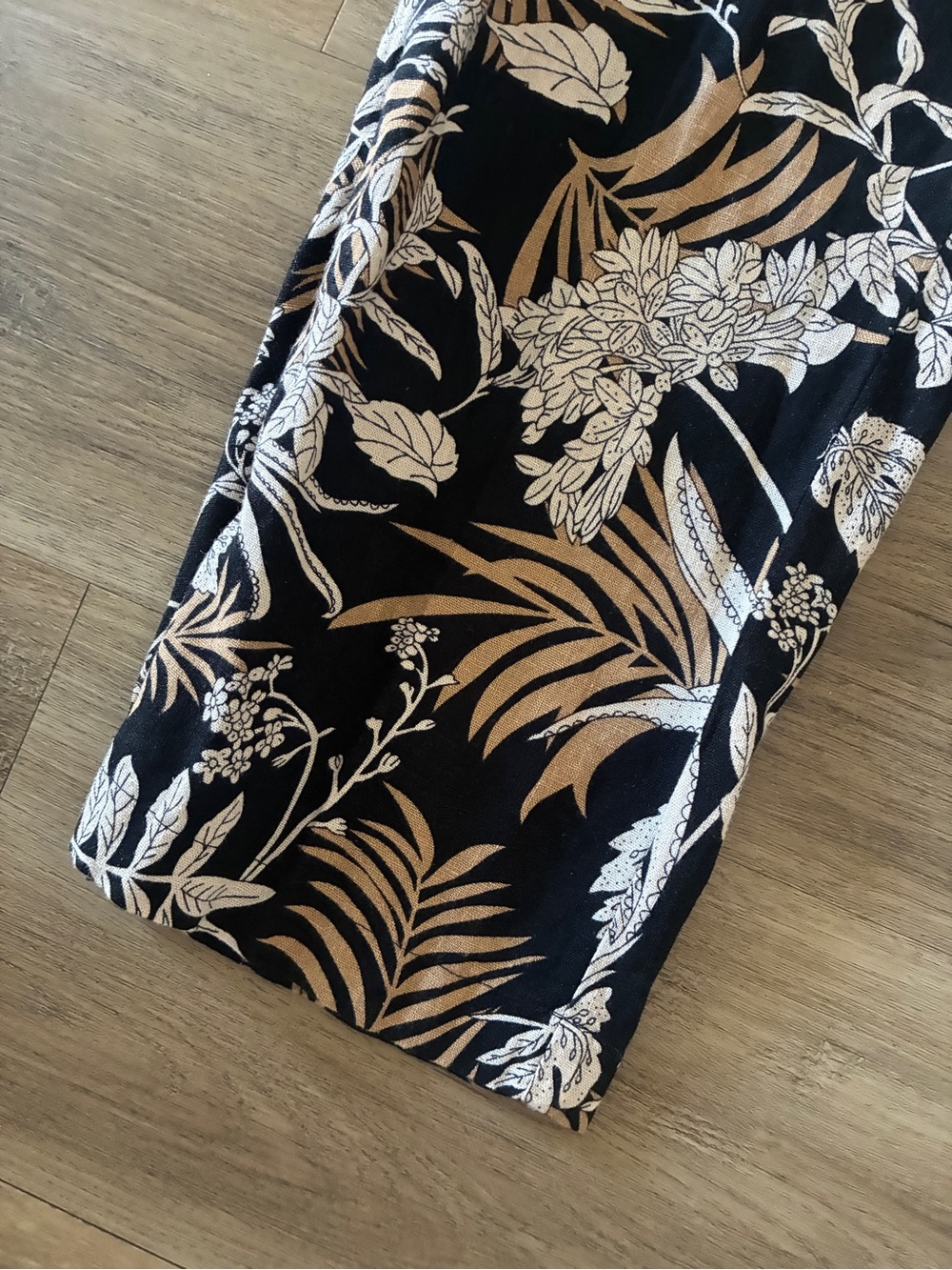 Pe Se Women’s Linen Blend Tropical Print Pants, Large | NWOT - Picture 3 of 10